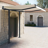Vidaxl Laifel Pole Set 300x245 cm Eisen -Anthrazit -gelöscht