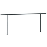 Vidaxl Laifel Pole Set 600x245 cm Eisen Anthrazit -ausgelöst