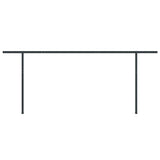 Vidaxl Laifel Pole Set 600x245 cm Eisen Anthrazit -ausgelöst
