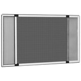 Vidaxx ausziehbarer Fensterschutz (75-143)x50 cm weiß