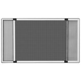 Vidaxx ausziehbarer Fensterschutz (75-143)x50 cm weiß