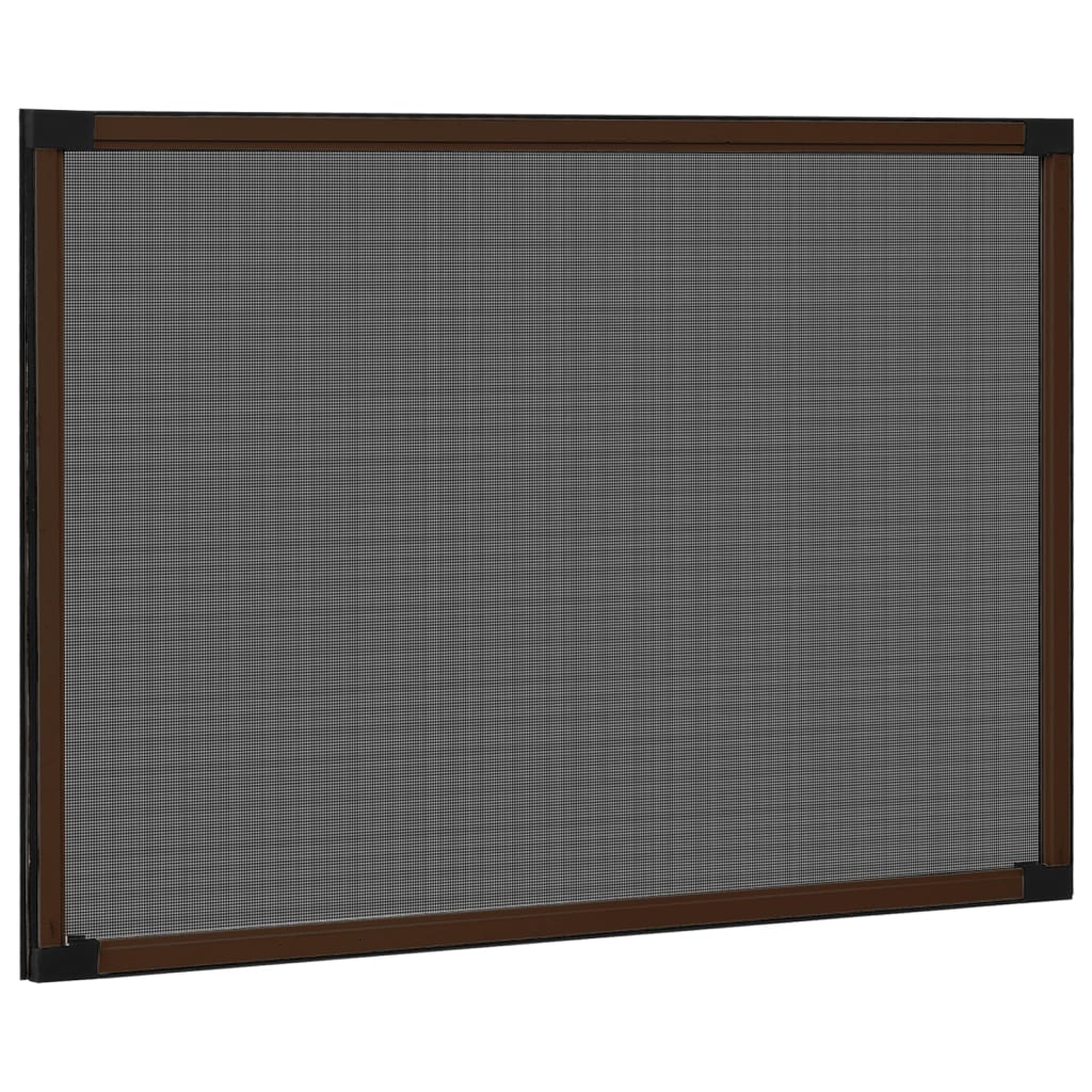 Vidaxx ausziehbarer Fensterschutz (75-143)x50 cm braun