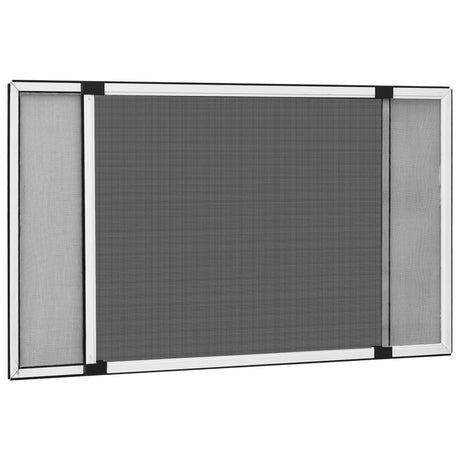 Vidaxx ausziehbarer Fensterschutz (100-193)x75 cm weiß