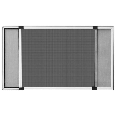 Vidaxx ausziehbarer Fensterschutz (100-193)x75 cm weiß