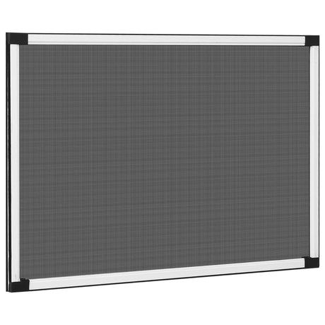 Vidaxx ausziehbarer Fensterschutz (100-193)x75 cm weiß