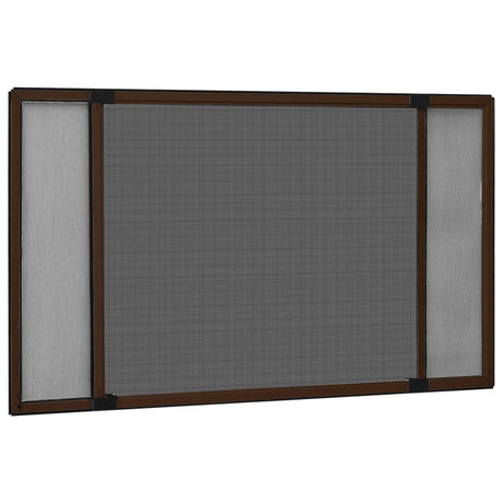 Vidaxx ausziehbarer Fensterschutz (100-193)x75 cm braun