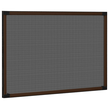 Vidaxx ausziehbarer Fensterschutz (100-193)x75 cm braun