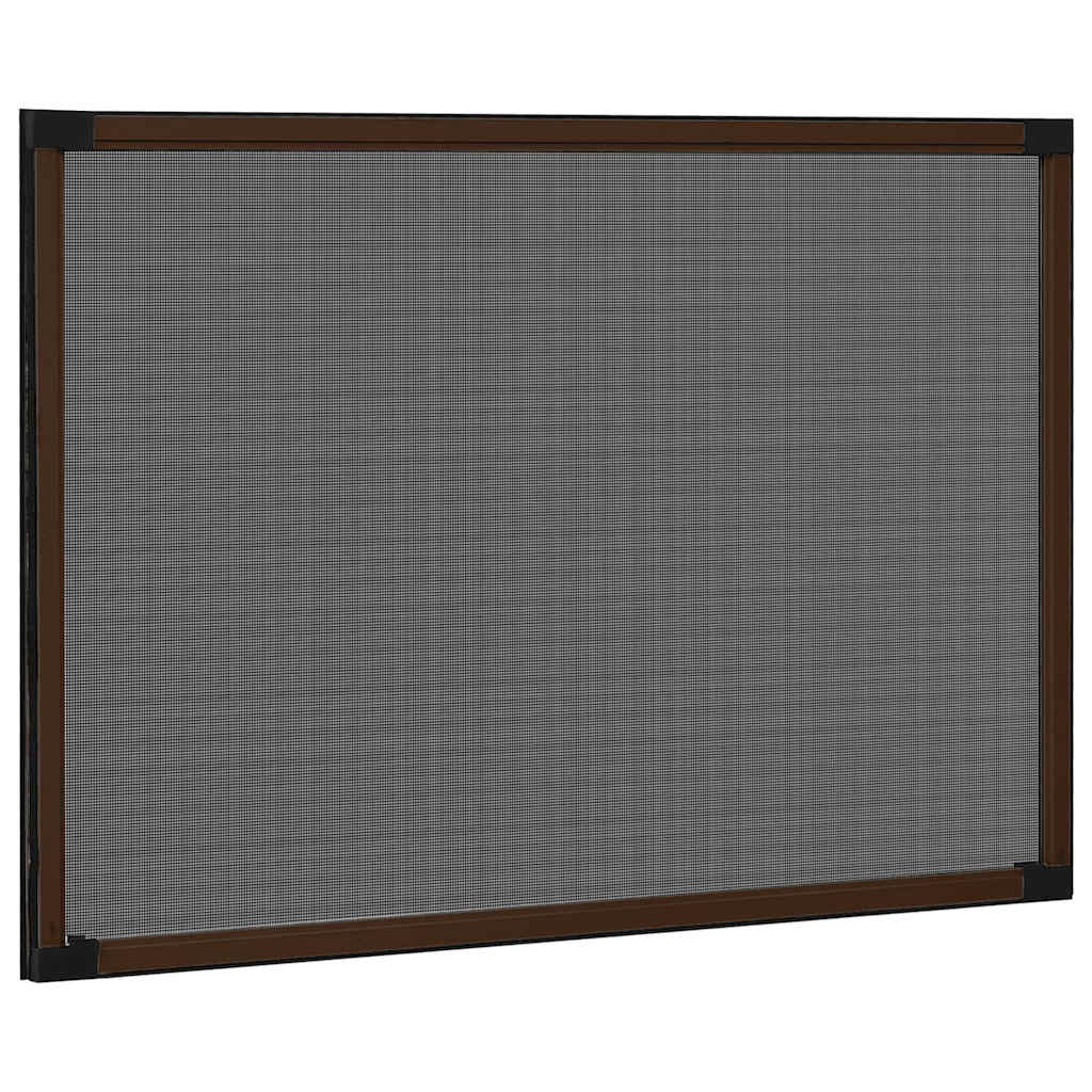 Vidaxx ausziehbarer Fensterschutz (100-193)x75 cm braun