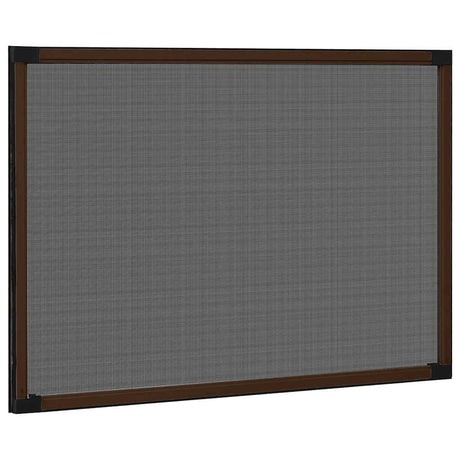 Vidaxx ausziehbarer Fensterschutz (100-193)x75 cm braun