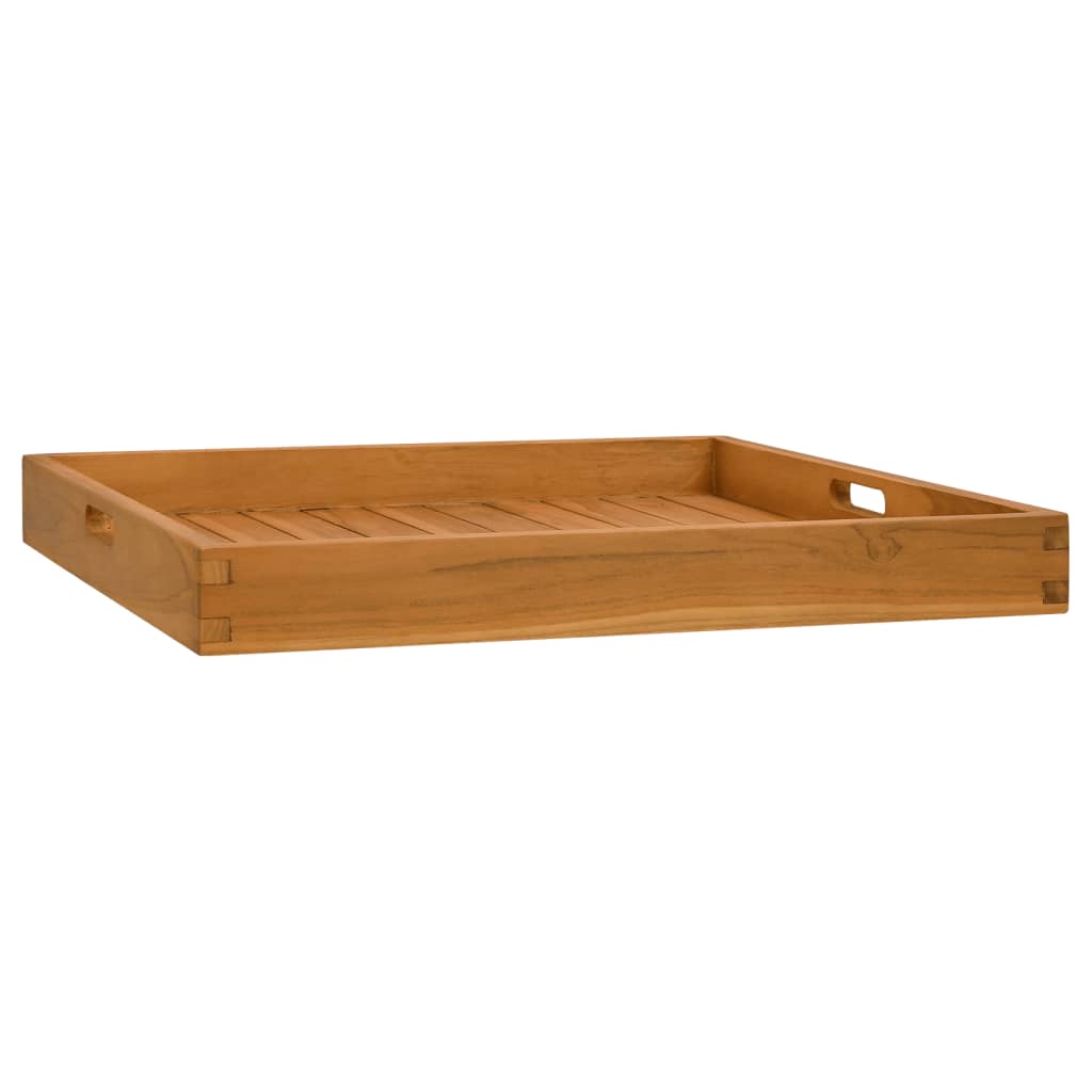 Vidaxl -bricka 60x60 cm fast teak