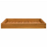 VIDAXL -Tablett 60x60 cm Solid Teak