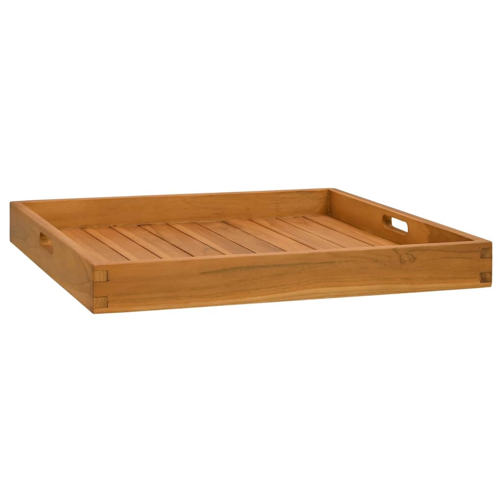 Vidaxl -bricka 60x60 cm fast teak