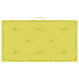 Vidaxl Palettenbodenkissen 73x40x7 cm Baumwolläpfel grün