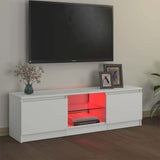 Vidaxl tv-meubel met led-verlichting 120x30x36 cm wit