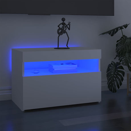 Vidaxl tv-meubel met led-verlichting 60x35x40 cm wit