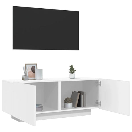 Vidaxl tv-meubel 100x35x40 cm bewerkt hout wit