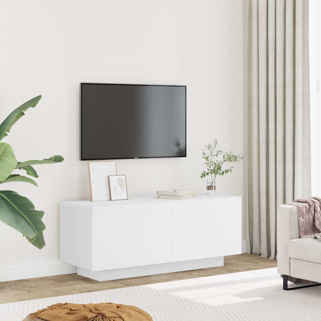 Vidaxl tv-meubel 100x35x40 cm bewerkt hout wit
