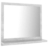 Vidaxl badkamerspiegel 40x10,5x37 cm bewerkt hout betongrijs