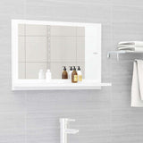 Vidaxl badkamerspiegel 60x10,5x37 cm bewerkt hout wit
