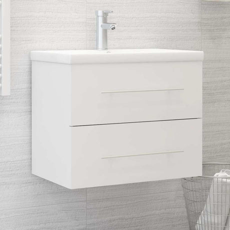 Vidaxl wastafelkast 60x38,5x48 cm bewerkt hout wit