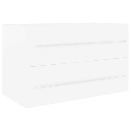 Vidaxl wastafelkast 80x38,5x48 cm bewerkt hout wit