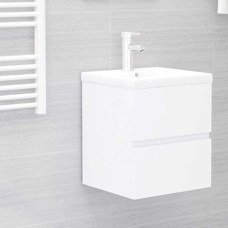 Vidaxl wastafelkast 41x38,5x45 cm bewerkt hout wit