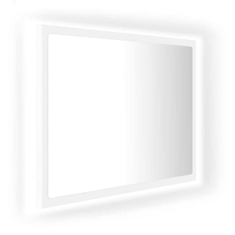 Vidaxl badkamerspiegel led 60x8,5x37 cm acryl wit