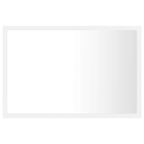Vidaxl badkamerspiegel led 60x8,5x37 cm acryl wit