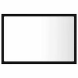 Vidaxl badkamerspiegel led 60x8,5x37 cm acryl zwart