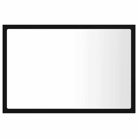 Vidaxl badkamerspiegel led 60x8,5x37 cm acryl zwart
