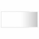 Vidaxl badkamerspiegel led 90x8,5x37 cm acryl hoogglans wit