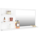 Vidaxl badkamerspiegel 90x10,5x45 cm bewerkt hout wit