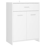 Vidaxl badkamerkast 60x33x80 cm bewerkt hout wit