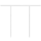 Vidaxl Laifel Pole Set 300x245 cm Iron White