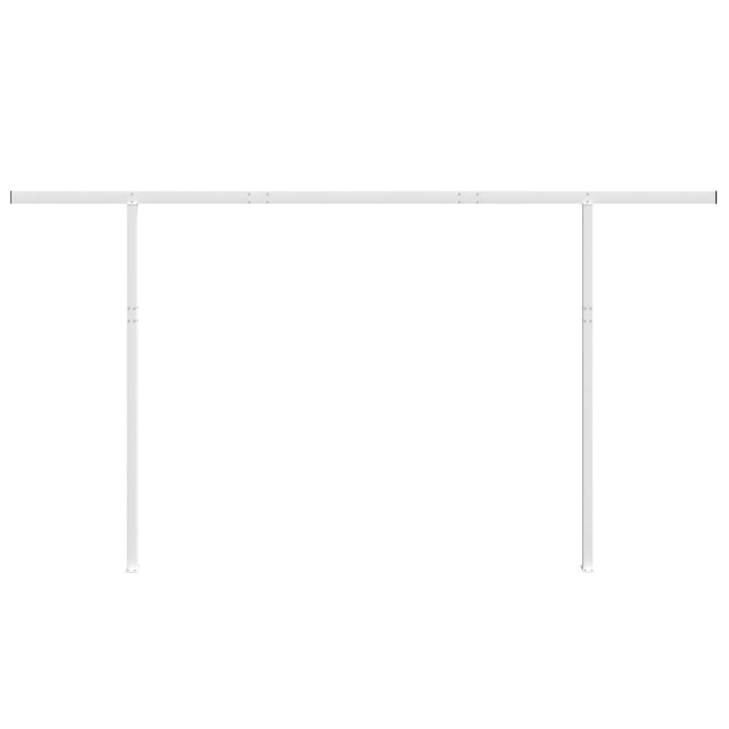 Vidaxl Laifel Pole Set 450x245 cm di ferro bianco