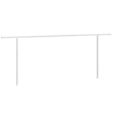 Vidaxl Laifel Pole Set 600x245 cm Eisenweiß