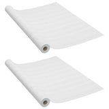 Vidaxl Möbelöle Selbstadhäsiv 2 PCs 500x90 cm PVC ohne gefärbt
