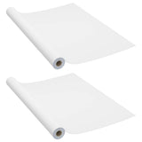 Vidaxl Möbelöle Selbstadhäsiv 2 ST 500x90 cm PVC Weiß