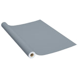 Vidaxl Möbelöle Selbstadhäsiv 2 ST 500x90 cm PVC Grau
