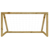 Gol w piłce nożnej Vidaxl z netto 160x80x100 cm impregnowaną sosną