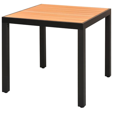 Vidaxl 3-delige tuinset pvc-rattan zwart en bruin