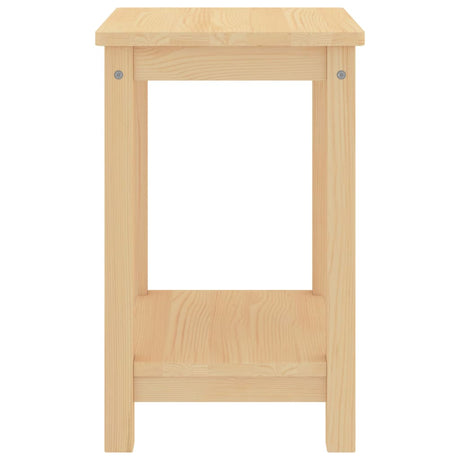 Vidaxl nachtkastje 35x30x47 cm massief grenenhout naturel