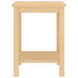 Vidaxl nachtkastje 35x30x47 cm massief grenenhout naturel