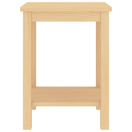Vidaxl nachtkastje 35x30x47 cm massief grenenhout naturel