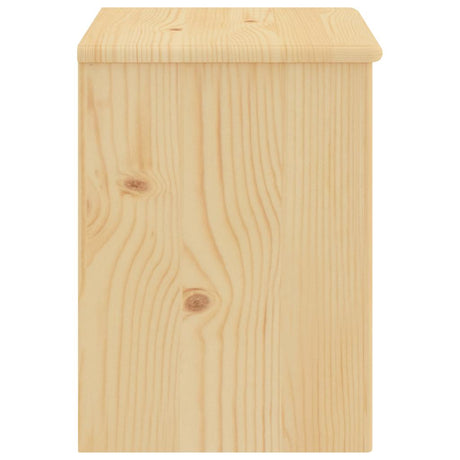 Vidaxl nachtkastje 35x30x40 cm massief grenenhout naturel