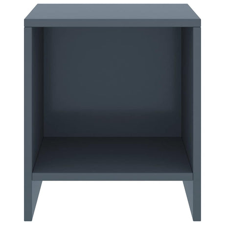 Vidaxl nachtkastjes 2 st 35x30x40 cm massief grenenhout lichtgrijs