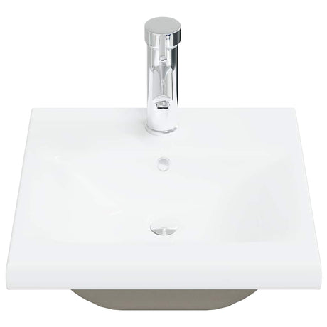 Vidaxx Einbauwaschtisch mit Wasserhahn 42x39x18 cm Keramik weiß