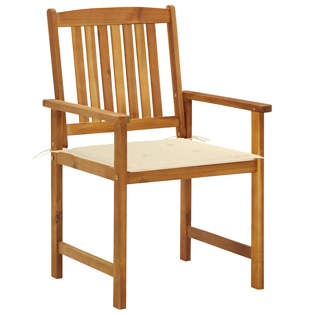 Vidaxl tuinstoelen 2 st met kussens massief acaciahout