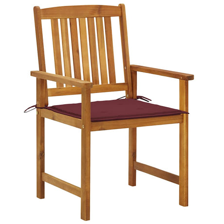 Vidaxl tuinstoelen 2 st met kussens massief acaciahout