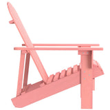 Vidaxl tuinstoel adirondack massief vurenhout roze
